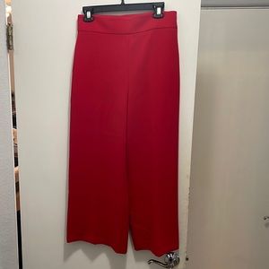 Zara Red Crop Pant